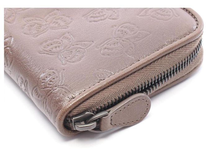 Cartera larga de cuero marrón Bottega Veneta Castaño - vista 7