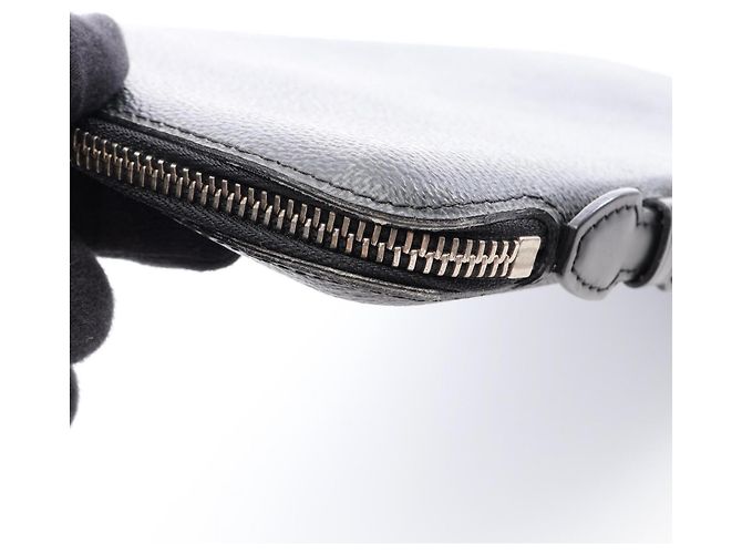 Louis Vuitton Atoll Damier Graphite Long Wallet Black - view 10