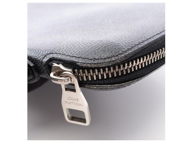 Louis Vuitton Atoll Damier Graphite Long Wallet Black - view 7