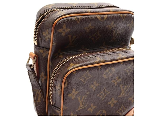Borsa a Spalla Louis Vuitton Amazon Monogram Marrone Monogramma - vista 10