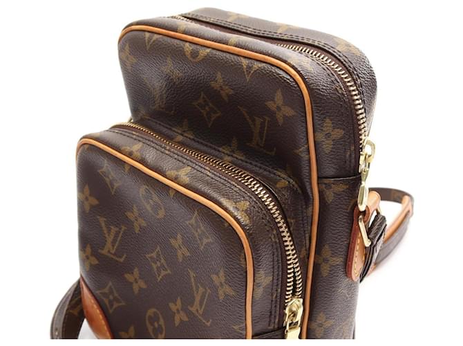 Borsa a Spalla Louis Vuitton Amazon Monogram Marrone Monogramma - vista 11