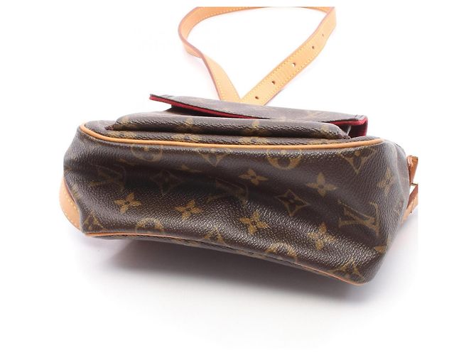 Borsa a Spalla Louis Vuitton Vivacite PM Marrone Monogramma - vista 6