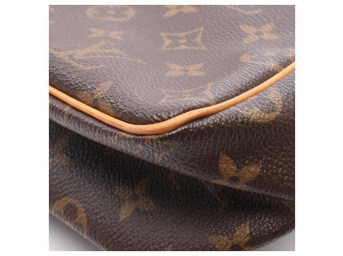 Borsa a Spalla Louis Vuitton Vivacite PM Marrone Monogramma - vista 7