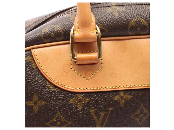 Louis Vuitton Deauville Bowling Vanity Handtasche Braun - Ansicht 6