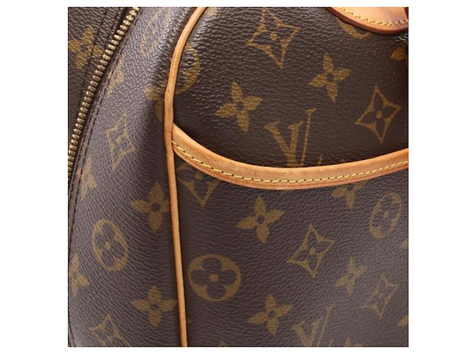 Louis Vuitton Deauville Bowling Vanity Handtasche Braun - Ansicht 9