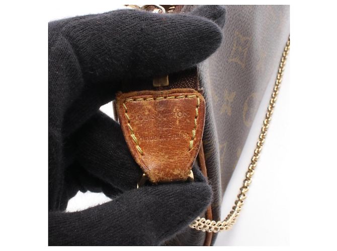 Louis Vuitton Eva 2-Way Handtasche/Schultertasche Braun Monogramm - Ansicht 4