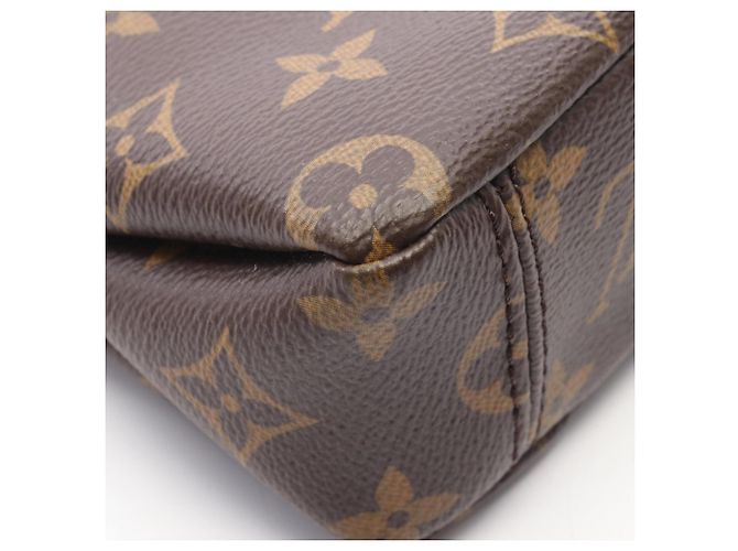 Bolso de hombro 2-Way Louis Vuitton Nano Pallas Castaño Negro - vista 6