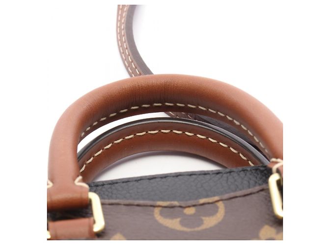 Bolso de hombro 2-Way Louis Vuitton Nano Pallas Castaño Negro - vista 7