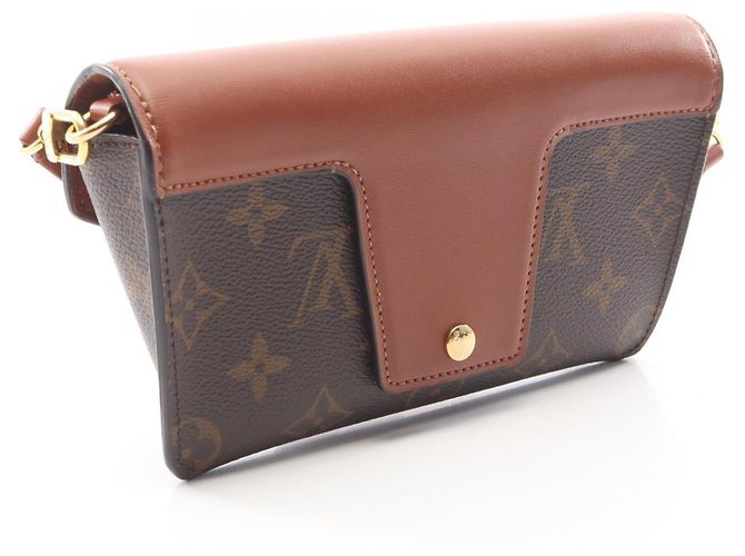 Borsa Louis Vuitton Padlock On Strap Monogram Marrone - vista 2