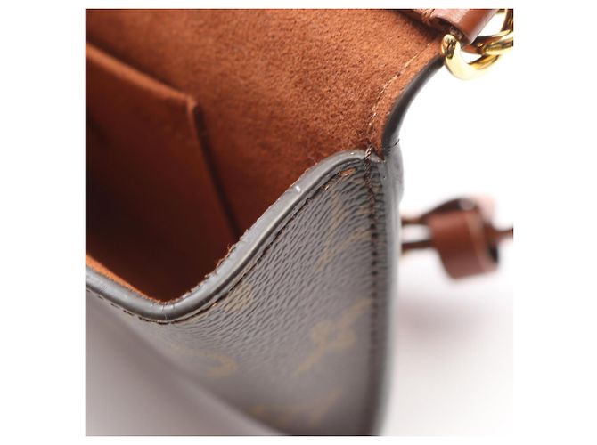 Borsa Louis Vuitton Padlock On Strap Monogram Marrone - vista 5