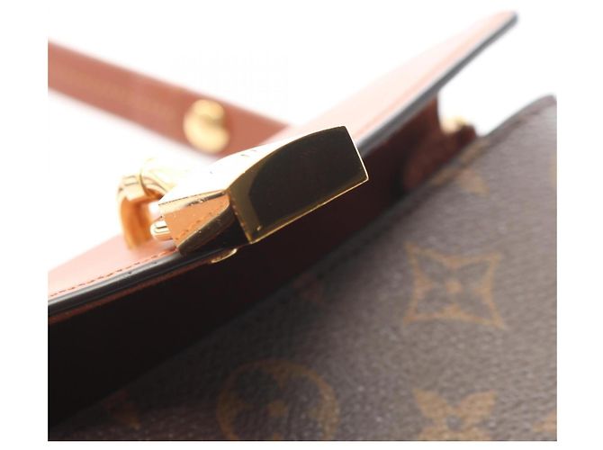 Borsa Louis Vuitton Padlock On Strap Monogram Marrone - vista 8