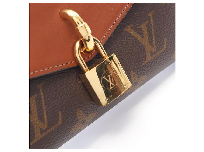 Borsa Louis Vuitton Padlock On Strap Monogram Marrone - vista 9