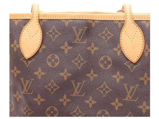 Borsa Tote Louis Vuitton Neverfull PM Marrone - vista 10