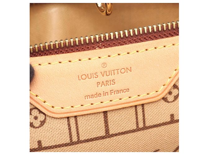 Borsa Tote Louis Vuitton Neverfull PM Marrone - vista 4