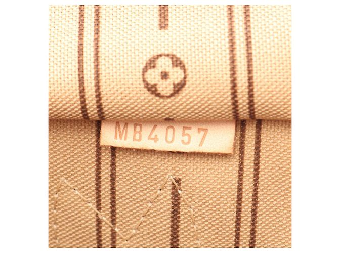 Borsa Tote Louis Vuitton Neverfull PM Marrone - vista 5