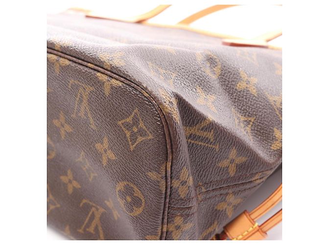 Borsa Tote Louis Vuitton Neverfull PM Marrone - vista 6