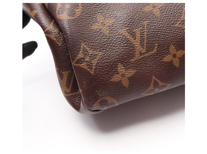 Borsa 2-Way Louis Vuitton Pallas Monogram Noir Marrone Nero - vista 15