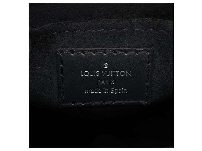 Borsa 2-Way Louis Vuitton Petite Sac Plat Epi Noir Nero - vista 4