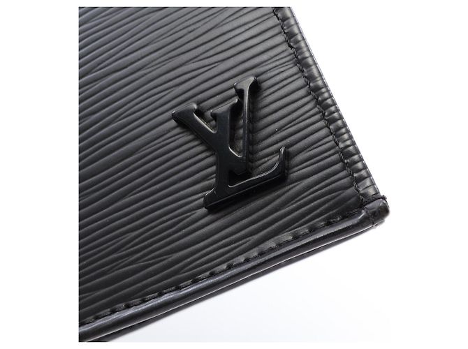 Borsa 2-Way Louis Vuitton Petite Sac Plat Epi Noir Nero - vista 5