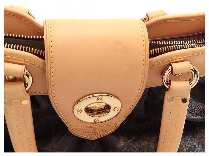 Borsa Louis Vuitton Boetie PM Monogram Marrone - vista 10