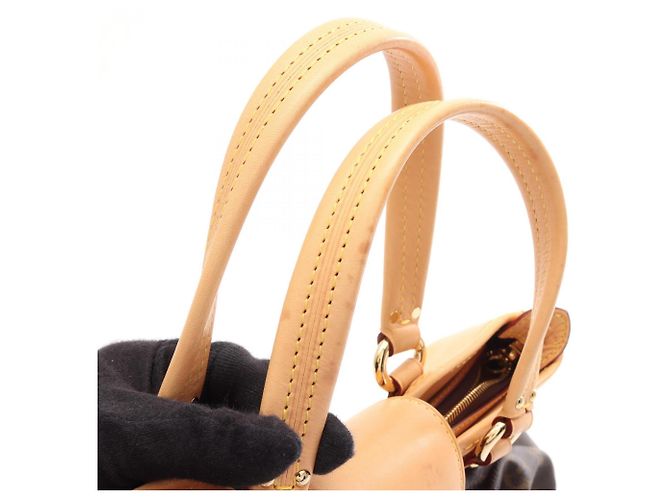 Borsa Louis Vuitton Boetie PM Monogram Marrone - vista 11