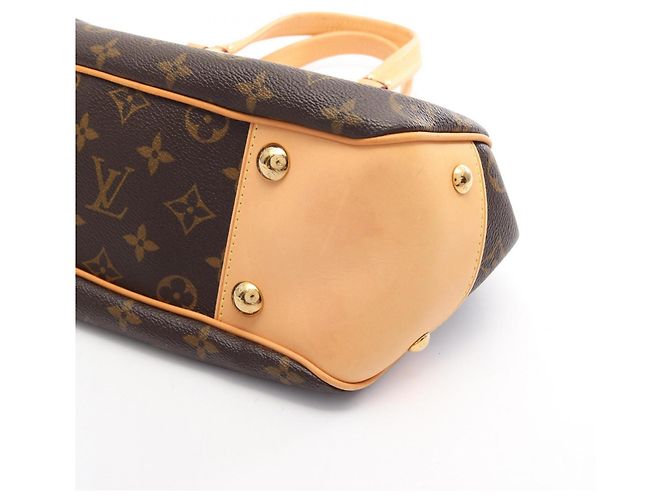 Borsa Louis Vuitton Boetie PM Monogram Marrone - vista 13