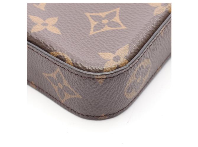 Pochette Felicie Monogram Louis Vuitton Borsa a Spalla Marrone - vista 10
