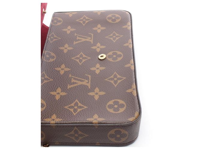 Pochette Felicie Monogram Louis Vuitton Borsa a Spalla Marrone - vista 8