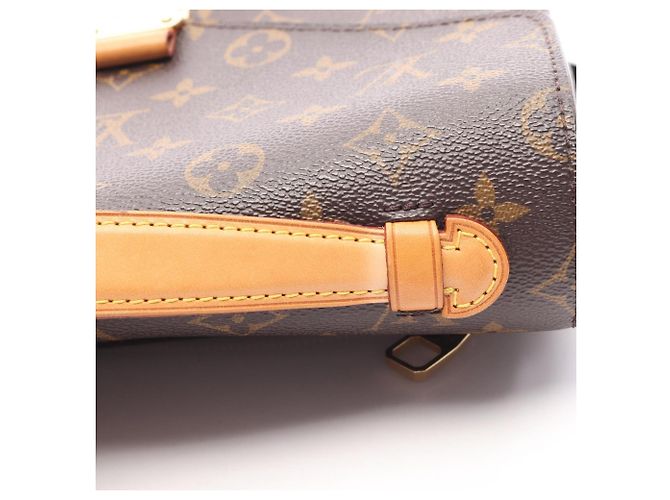 Borsa Louis Vuitton Pochette Metis MM Monogram Marrone - vista 11