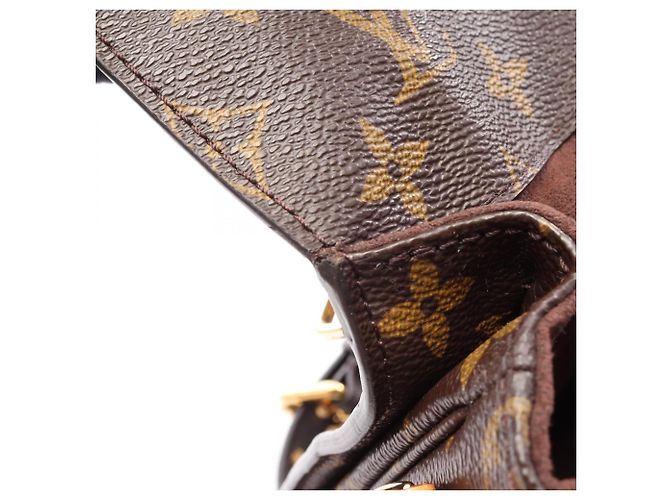Borsa Louis Vuitton Pochette Metis MM Monogram Marrone - vista 6