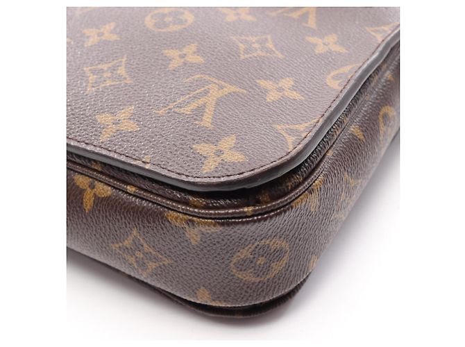 Borsa Louis Vuitton Pochette Metis MM Monogram Marrone - vista 8