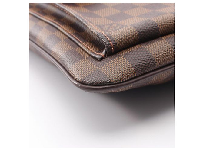 Borsa Louis Vuitton Pochette Melville Brown Marrone - vista 6