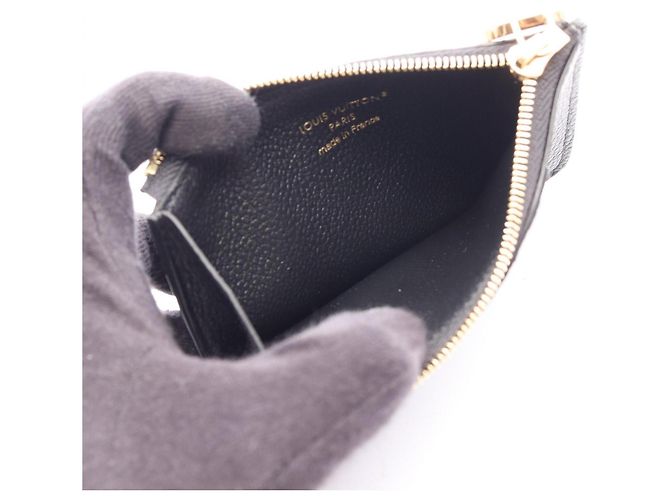 Louis Vuitton Tarjetero Romy Monogram Empreinte Noir Negro - vista 3