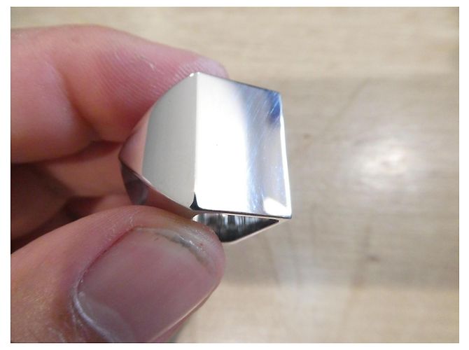 Anello per foulard Hermès Médor Argento - vista 3