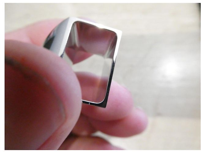 Anello per foulard Hermès Médor Argento - vista 4