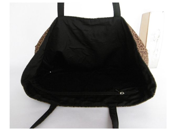 Borsa Tote Bottega Veneta stampa leopardata Marrone Stampa leopardo - vista 4