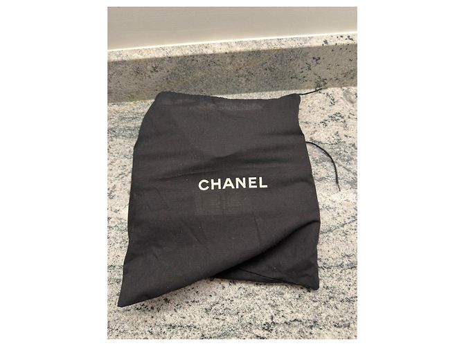 Chanel 2.55 Borsa a Patta in Pelle Nera Nero - vista 10