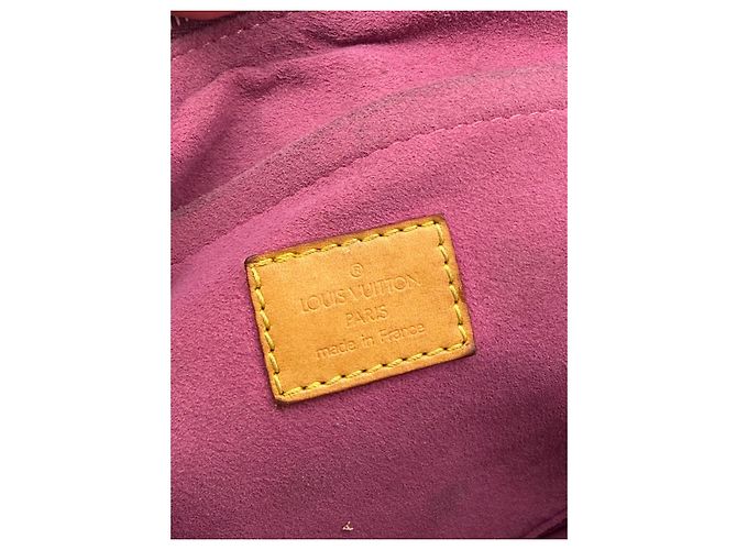 Borsa Louis Vuitton Monogram Denim Speedy 30 Rosa - vista 14