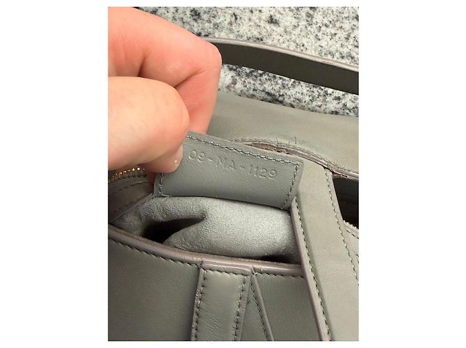 Borsa Dior Saddle grigia in pelle Grigio - vista 12
