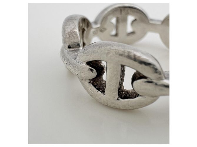 Ring Hermès Anello Hermes Chaine d'Ancre Enchainée PM Argento - vista 4