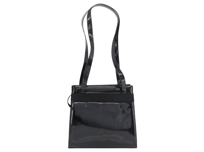 Salvatore Ferragamo Vala Lackleder Schwarz - Ansicht 2