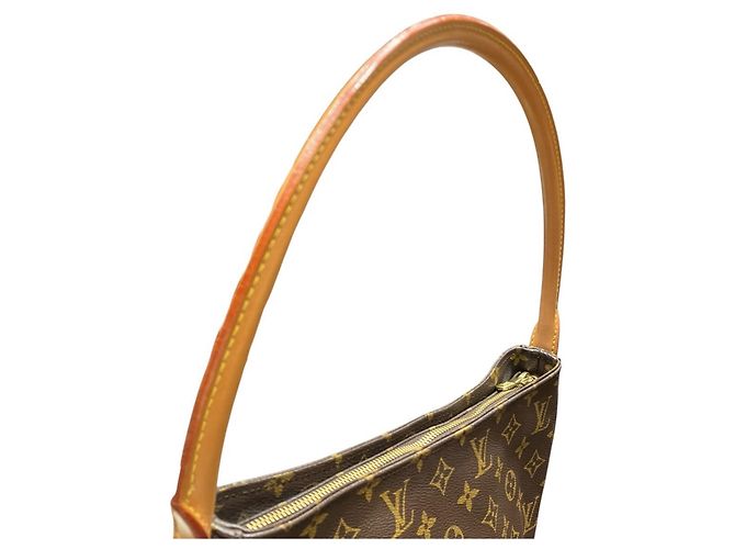 Borsa Tote Louis Vuitton Louvre GM Marrone - vista 6