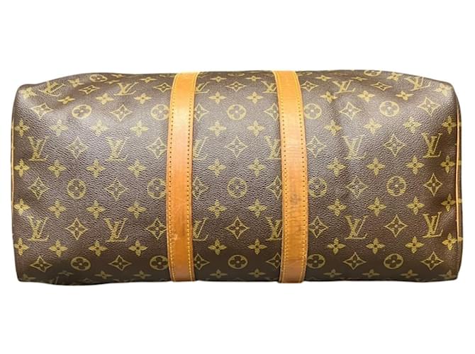 Borsa Boston Louis Vuitton Keepall 45 Marrone Monogramma - vista 3