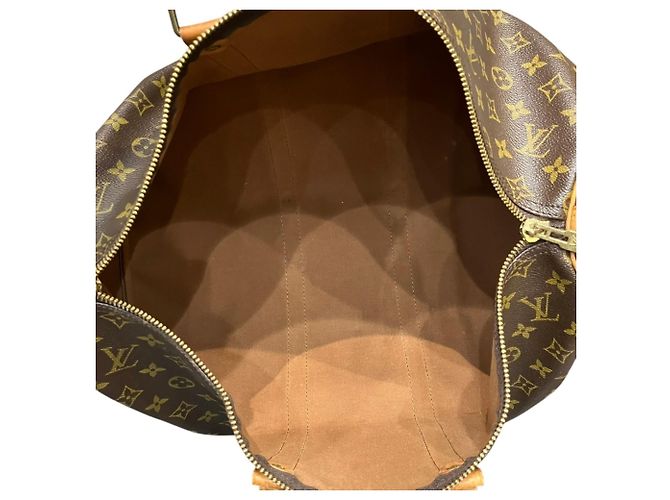 Borsa Boston Louis Vuitton Keepall 45 Marrone Monogramma - vista 8