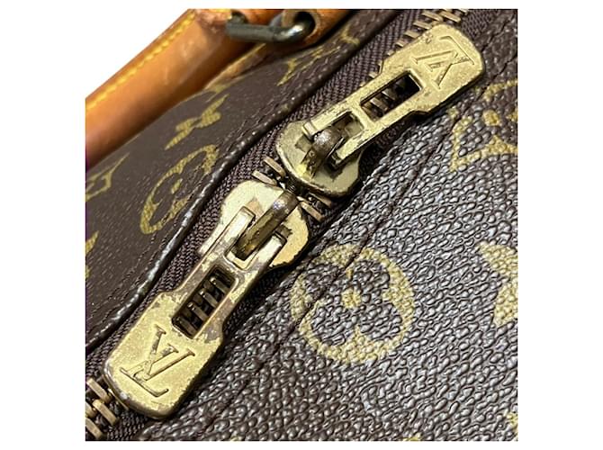 Borsa Boston Louis Vuitton Keepall 45 Marrone Monogramma - vista 9