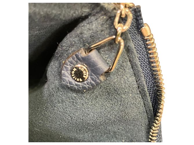 Louis Vuitton Münzbeutel aus Navy Mahina Leder - Ansicht 8