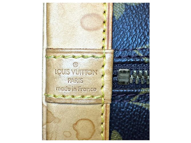 Borsa Alma Louis Vuitton in tela Monogram Marrone Monogramma - vista 4