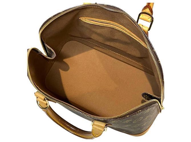 Borsa Alma Louis Vuitton in tela Monogram Marrone Monogramma - vista 6