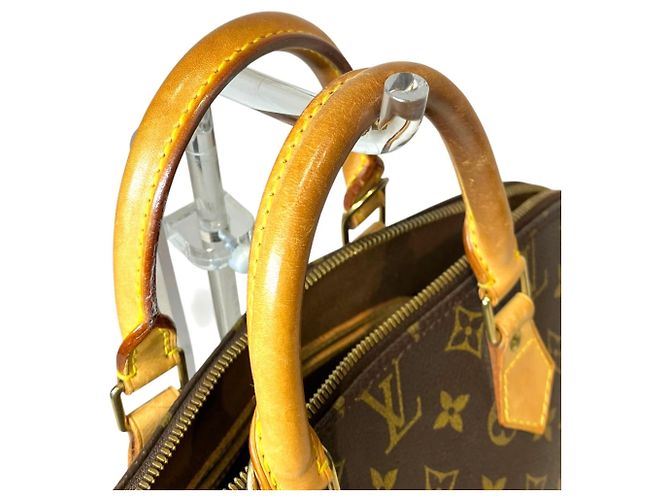 Borsa Alma Louis Vuitton in tela Monogram Marrone Monogramma - vista 7