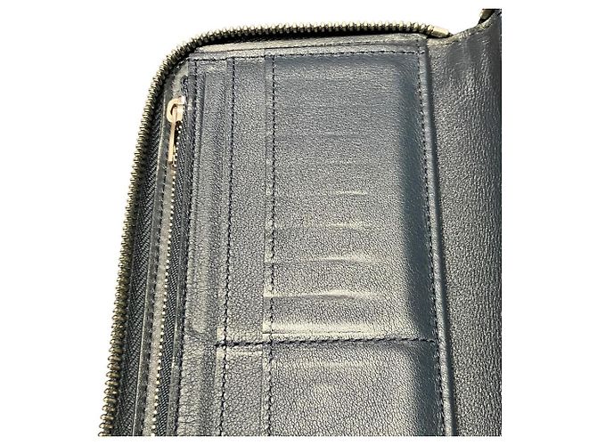 Portafoglio Louis Vuitton Zippy Vertical Long Blu - vista 9